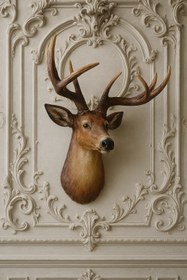 تصویر دیوارکوب سر گوزن 