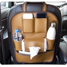تصویر کیف پشت صندلی خودرو - قهوه ایی 