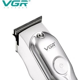 تصویر ماشین اصلاح موی سر و صورت وی جی ار مدل V-071 نقره ای VJR V-071 hair and face shaver