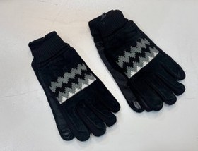 تصویر دستکش مردانه جیر کف ترمزدار فری سایز مشکی 