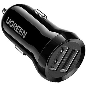 تصویر شارژر فندکی 2پورت یوگرین ED018 UGREEN ED018 50875 24W Car Charger