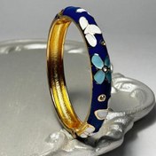 تصویر بنگل مینا کاری پهن - 4 Wide enamel bangle