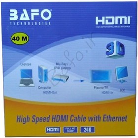 تصویر HDMI ۴۰M BAFO | کابل اچ دی ام ای ۴۰ متر بافو 
