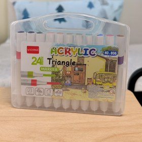 تصویر ماژیک آکریلیک ۲۴ رنگ 