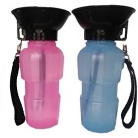 تصویر قمقمه آب سگ و گربه مدل پمپی 500 میلی لیتر Aqua Dog & Cat Water Bottle Pump