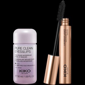 تصویر کیت ریمل و پاک کننده آرایش دو فاز کیکو میلانو Essential Eye Set kiko Milano 