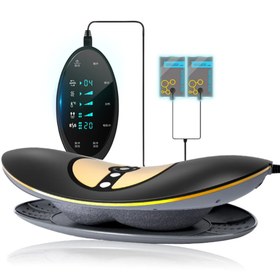 تصویر دستگاه هوشمند تراکشن و ماساژور ستون فقرات | فیزیوتراپی خانگی (4 کاره: کشش، گرما، ویبره، لیزر) 