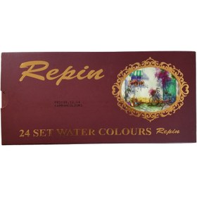 تصویر آبرنگ 24 رنگ رپین 