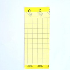 تصویر کارت (چسب) زرد جذب کننده حشرات پالیز بسته 100 عددی 