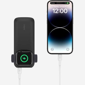 تصویر پاوربانک گوشی و شارژر اپل واچ BELKIN BoostCharge Pro Fast Wireless Charger for Apple Watch + Power Bank 10K 