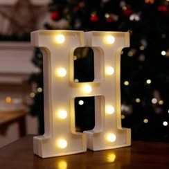 تصویر حرف چراغدار H 