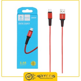 تصویر کابل شارژ سریع میکرو دنمن مدل D02V Denmen Quick Charge Micro Cable Model D02V