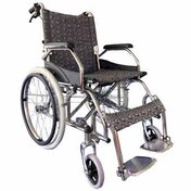 تصویر ویلچر فلزی تاشو آزمد مدل AZ 863AJ ا Aluminum Fold-able Wheelchair model AZ 863AJ Aluminum Fold-able Wheelchair model AZ 863AJ