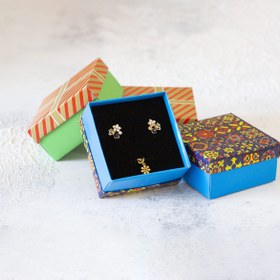 تصویر جعبه جواهرات 6 عددی بسته بندی مدل النگویی پایه بلند مخلوط 