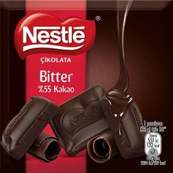 تصویر تابلت شکلات نستله تلخ مدل شکلات تلخ 55 درصد (60 گرم) nestle nestle