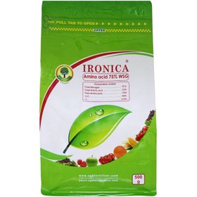 تصویر آمینواسید 75 درصد آیرونیکا ۰.۵ کیلویی AMINO ACID IRONICA