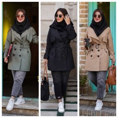 تصویر مانتو دانشجویی لنینت فری سایز 