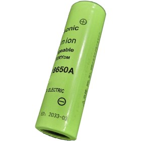 تصویر باتری CGR18650A سرتخت قابل شارژ پاناسونیک 