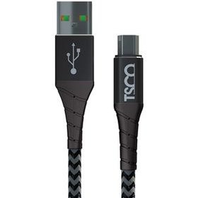 تصویر کابل میکرو یو اس بی TSCO TC A166N 2.1A 1m TSCO TC A166N 2.1A 1m Micro USB Cable