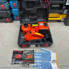 تصویر پک کامل آپاراتی 12 جک و پمپ باد و​​​​ بکس برقی مدل Repair Tool Kit 