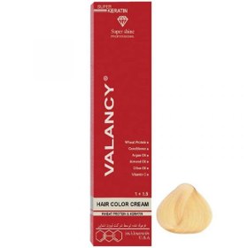 تصویر رنگ مو والانسی سری هایلایت شماره 12.10 رنگ کرم استخوانی VALANCYHair Color 100 ml 12.10