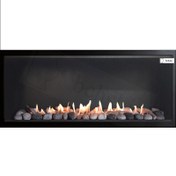 تصویر شومینه گازی دیواری قابدار طول ۸۴ سانتی 