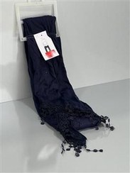 تصویر شال مجلسی سرمه ای 