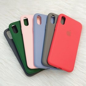 تصویر قاب سیلیکونی پاک کنی داخل مخمل مدل Silicone برای گوشی اپل iPhone 5 تا 16 Pro Max 