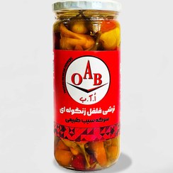 تصویر ترشی فلفل زنگوله ای 500 گرمی 