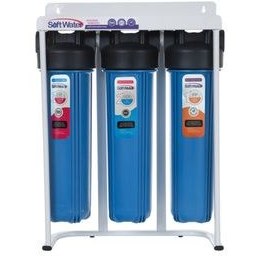 تصویر دستگاه تصفیه آب سافت واتر مدل SW-J-3s پیش تصفیه ۳ مرحله‌ای جامبو 