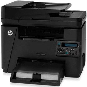 تصویر پرینتر لیزری اچ پی مدل LaserJet Pro MFP M225DN HP Laser Printer (استوک) به همراه کابل برق و کابل usb 