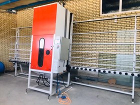 تصویر دستگاه سند بلاست تمام اتوماتیک Sandblasting machine