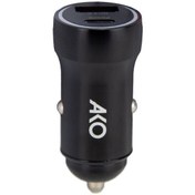 تصویر شارژر فندکی 30 وات دو پورت آکو مدل AC-C9 