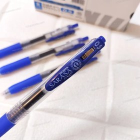 تصویر روان نویس زبرا مدل Sarasa Clip بسته ۲ عددی رنگ آبی و مشکی 