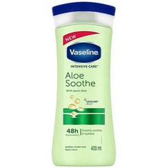 تصویر لوسیون بدن وازلین مدل آلوئه سوت {VASELINE} 400 ml 