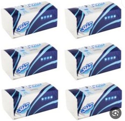 تصویر دستمال کاغذی تنو ۶بسته ۲۵۰ برگی 