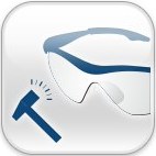 تصویر عینک ایمنی پارکسون ABZ مدل SS2564S Parkson ABZ safety glasses model SS2564S