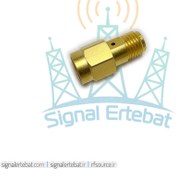 تصویر مبدل SMA نر به مادگی مستقیم برند RADIALL 