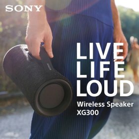 تصویر اسپیکر بلوتوثی قابل حمل سونی مدل SRS-XG300 Sony SRS-XG300 Portable Bluetooth speaker