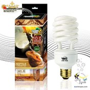 تصویر لامپ یووی بی ۲۶ وات لاکی هرپ مدل UVB 10.0 مخصوص خزندگان 