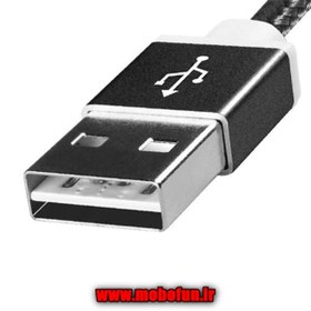 تصویر کابل تبدیل USB به microUSB ای دیتا مدل ADATA Sync طول 1 متر ا ADATA Sync USB To microUSB Cable 1m ADATA Sync USB To microUSB Cable 1m
