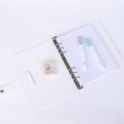 تصویر کلاسور پاستلی چرمی 