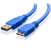 تصویر کابل هارد اکسترنال DATALIFE USB3 30cm 