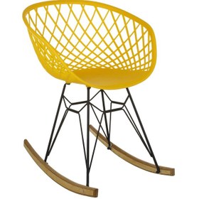 تصویر صندلی راک بنیزان مدل بامبو راک کد BM535s - قهوه ای 