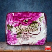 تصویر پتو دو نفره شادیلون طرح گل رز قرمز پرتراکم 