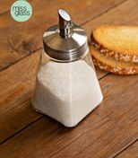 تصویر شکر پاش درب استیل کاج (میس گلس) 