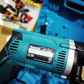 تصویر ست مینی فرز و دریل چکشی ماکیتا Makita HP1630 9555HN Makita HP1630 9555HN Impact Drill And Angle Grinder Set