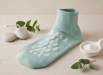 تصویر جوراب سیلیکونی مرطوب‌کننده ساق کوتاه 