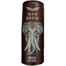 تصویر نوشیدنی انرژی زا مکس بریو Max Brew مدل Mocha موکا 500 میل 