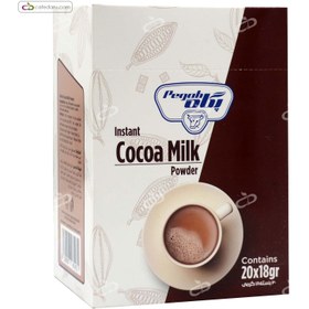 تصویر پودر شیر کاکائو پگاه 20 ساشه 18 گرمی Cocoa Milk Pegah 20 Sachets 18gr